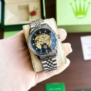 First Copy Rolex Classic Automatic Silver Watch for Men