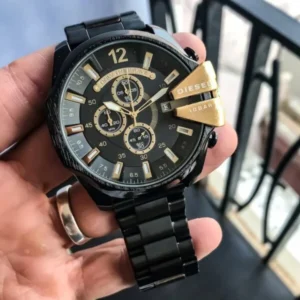 First Copy Diesel 10 Bar Edition Black Watch for Men