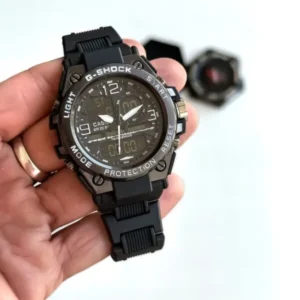 First Copy G-Shock GA Black & White with Green Belt