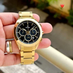 First Copy Rado HyperChrome for Men with Gold Bracelet