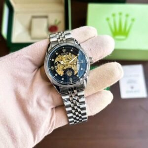 First Copy Rolex Classic Automatic Silver Watch for Men