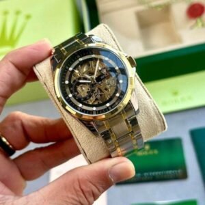 Rolex Fully Automatic Watch Silver & Gold for Men