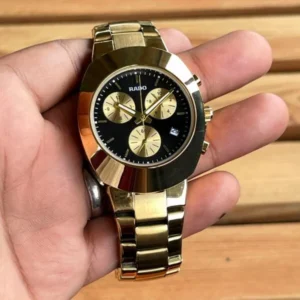 First Copy Rado Diastar Men's Gold Chronograph 44mm Watch