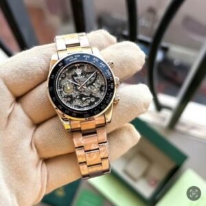 First Copy Rolex Daytona Skeleton Black Dial for Men