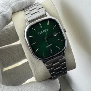 Casio Analog Silver - Green