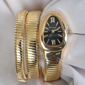 BVL SERPENTINE - GOLD STRAP SPIRAL - Black Dial