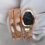 BVL SERPENTINE - Rose Gold STRAP SPIRAL - Black Dial