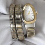 BVL SERPENTINE - Two Tone - Rose Gold STRAP SPIRAL - White Dial