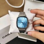 Casio Analog Silver - Cool Light Blue